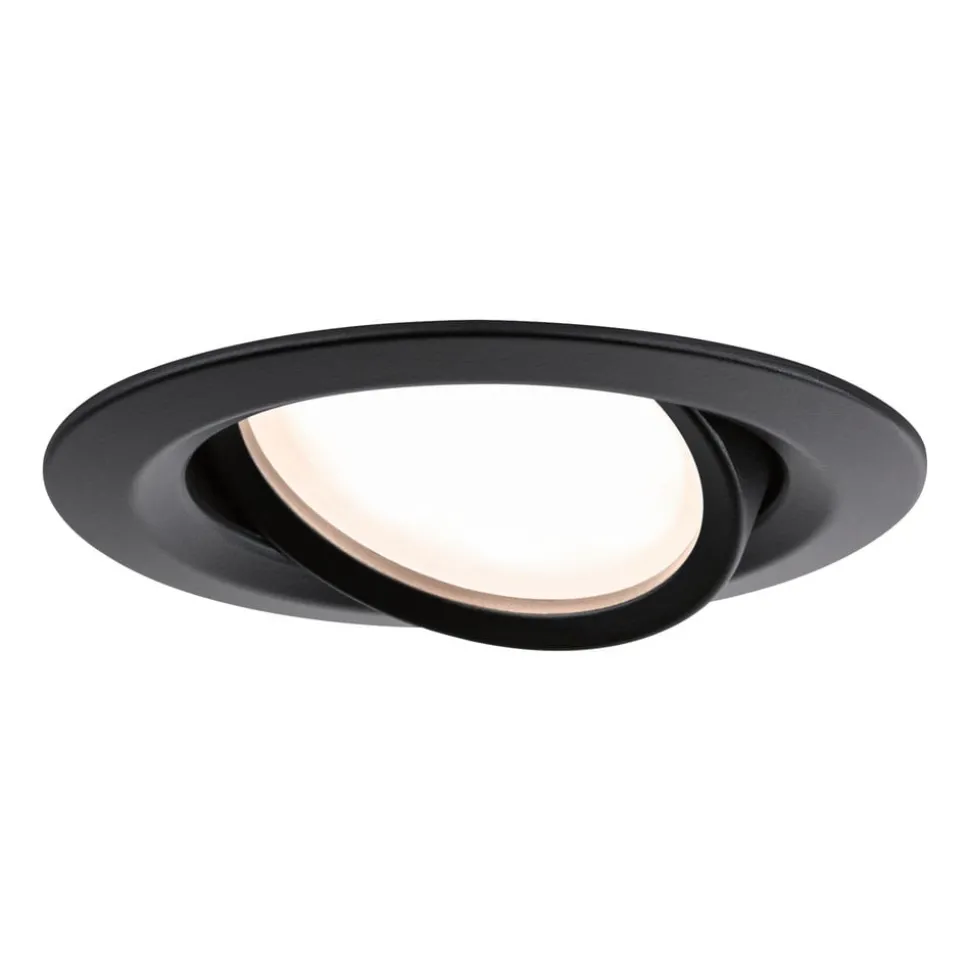 Paulmann Nova Plus Coin 3 stk IP65 2.700K sort