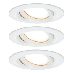 Paulmann Nova Plus 3-delt LED-spot rund hvid