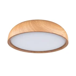 Paulmann Oka LED-loftlampe IP44 CCT trælook