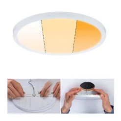 Paulmann panel Areo dim to warm rund hvid 23 cm
