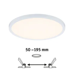 Paulmann panel Areo dim to warm rund hvid 23 cm
