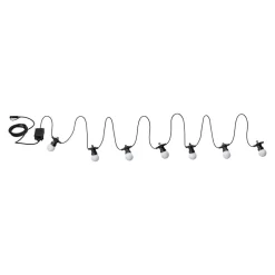 Paulmann Plug & Shine LED lyskæde Globe 7x0,2W