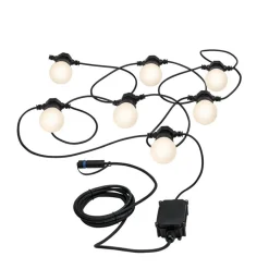 Paulmann Plug & Shine LED lyskæde Globe 7x0,2W