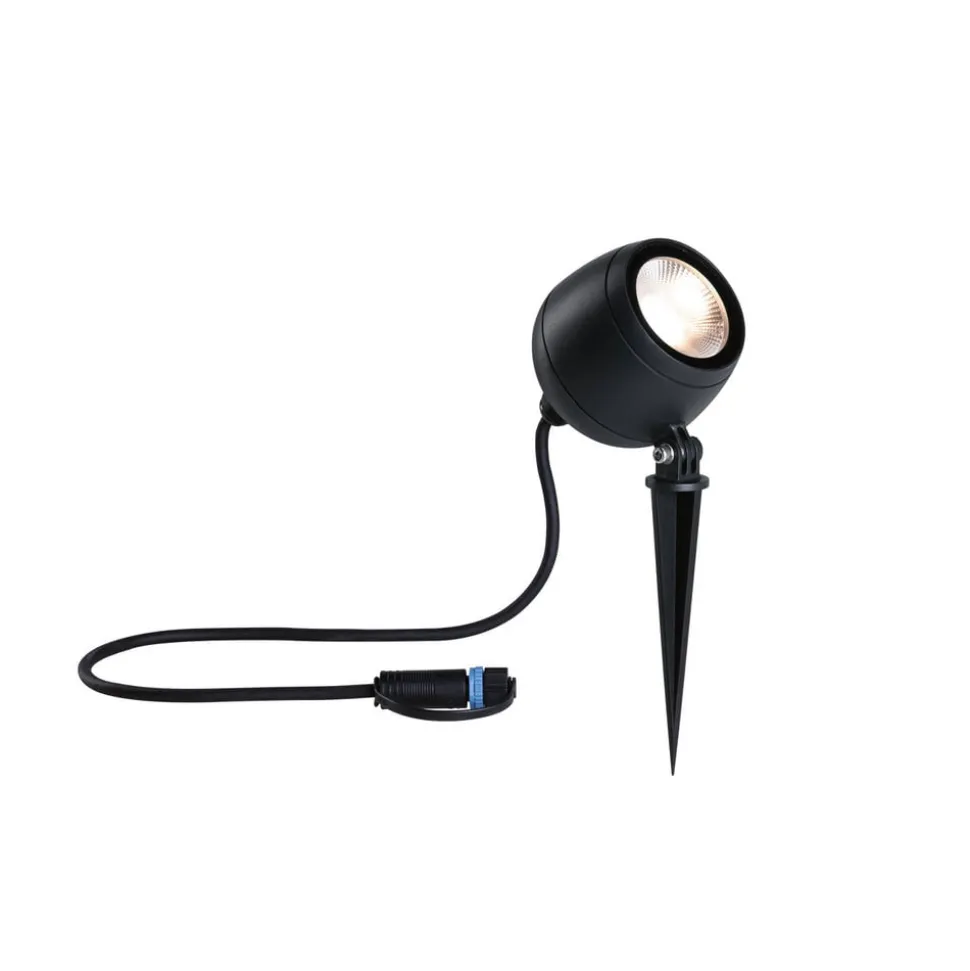 Paulmann Plug & Shine LED-spot Kikolo, 3.000 K, 60°, aluminium