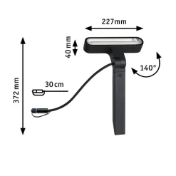 Paulmann Plug & Shine sokkellampe Ito vandret