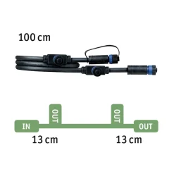 Paulmann Plug & Shine spot med jordspyd Sting 3000K