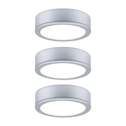 Paulmann Pukk LED-underskabsbelysning 3 stk, krom