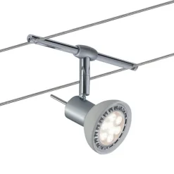 Paulmann Sheela wiresystem, 5 lyskilder, mat krom