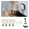 Paulmann Smart Home-sæt ZigBee 4x E27 7W LED Filament CCT