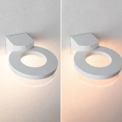Paulmann Smart Sensor udendørs væglampe Capera, hvid CCT IP44