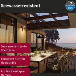 Paulmann Smart Sensor udendørs væglampe Capera, hvid CCT IP44