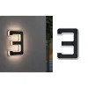 Paulmann solcelledrevet LED-husnummer 3