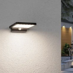 Paulmann Solveig LED-solcellevæglampe med sensor