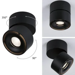Paulmann Spircle LED-downlight, mat sort