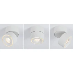 Paulmann Spircle LED-downlight, mat hvidt