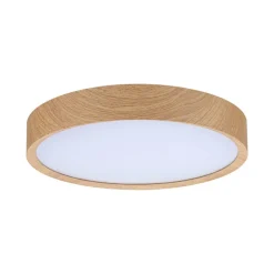 Paulmann Tega LED-loftlampe IP44 CCT træ