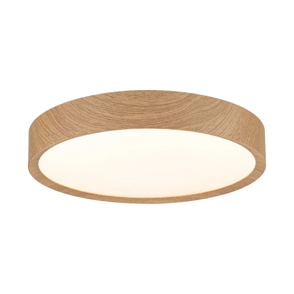 Paulmann Tega LED-loftlampe IP44 CCT træ