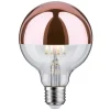 Paulmann topforspejlet LED E27 6,5W G95 kobber