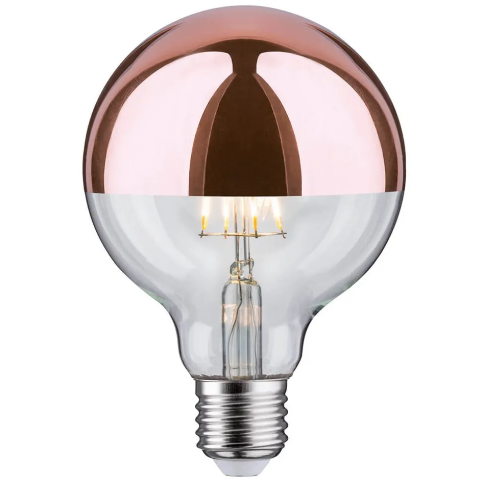 Paulmann topforspejlet LED E27 6,5W G95 kobber
