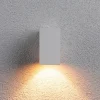 Paulmann udendørs LED-væglampe Flame, hvid
