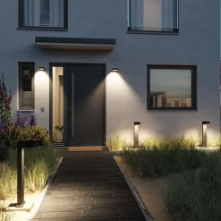 Paulmann udendørs LED-væglampe Capea Grand antracit 16 cm IP44
