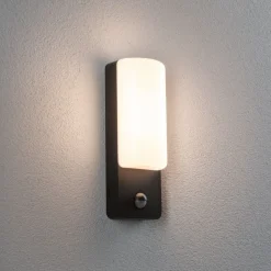 Paulmann udendørs LED-væglampe Bonnie, aluminium, 2200/3000K, sensor