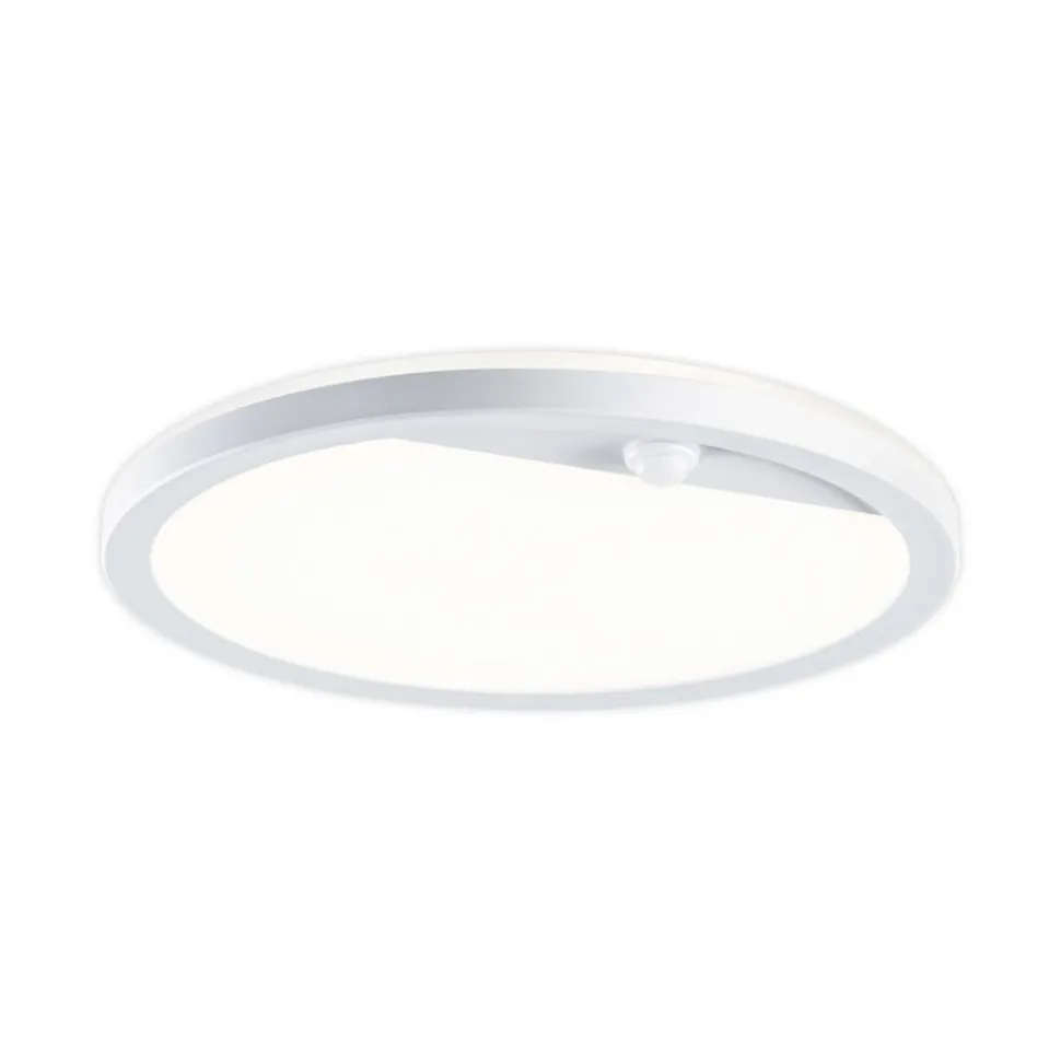 Paulmann udendørs LED-væglampe Lamina, hvid, sensor, IP44