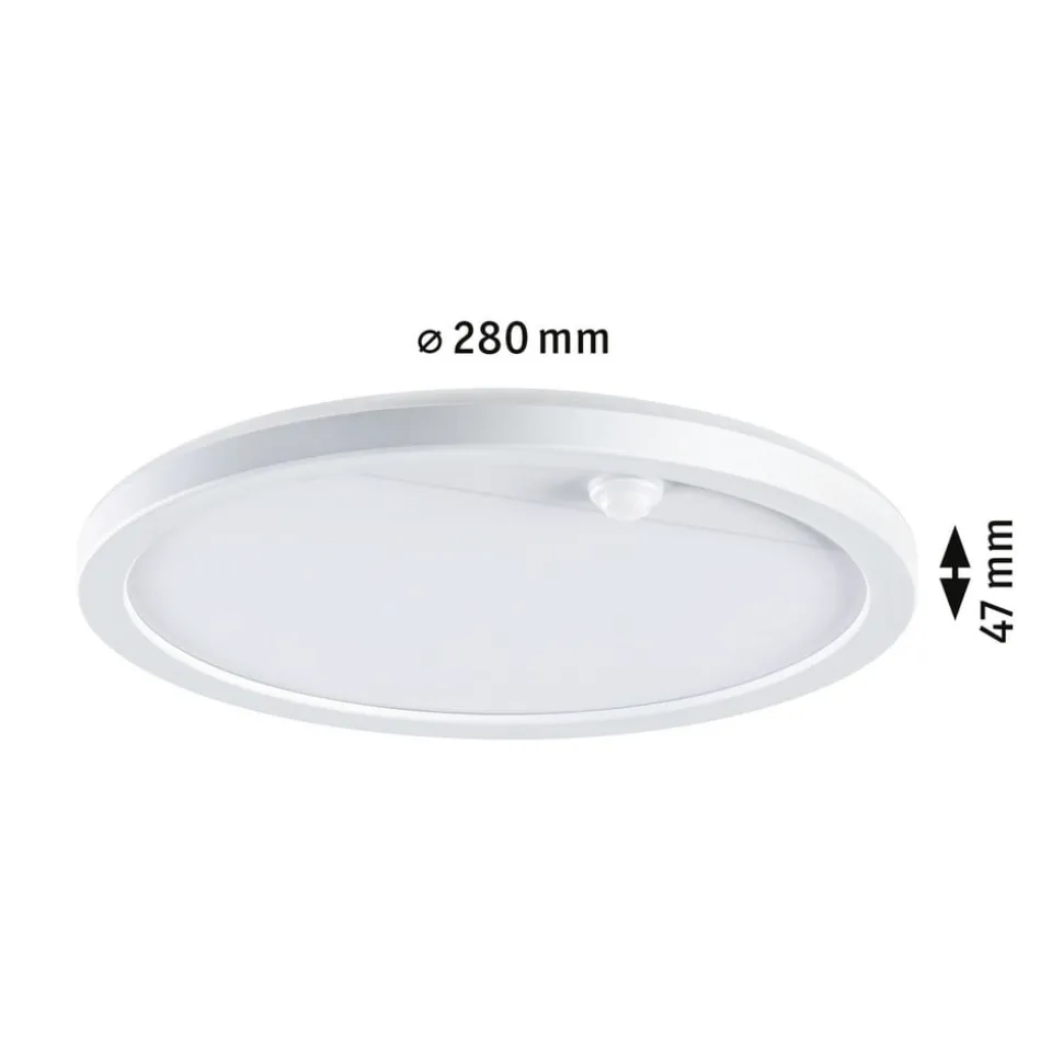Paulmann udendørs LED-væglampe Lamina, hvid, sensor, IP44