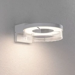 Paulmann udendørs LED-væglampe Capera hvidt metal IP44