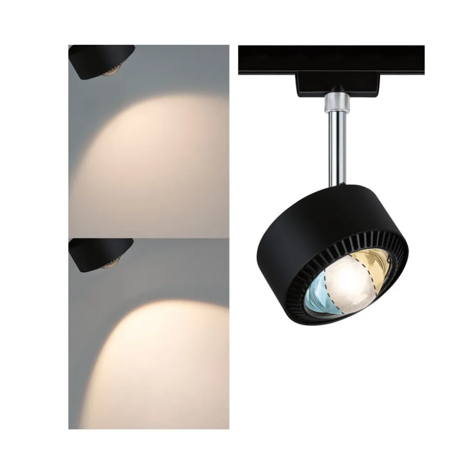 Paulmann URail Aldan LED-spotlight, sort mat, metal, CCT