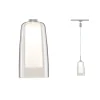 Paulmann URail Arido LED-pendellampe, mat krom