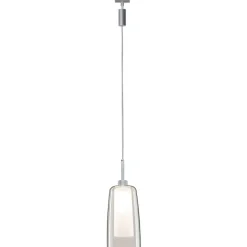 Paulmann URail Arido LED-pendellampe, mat krom
