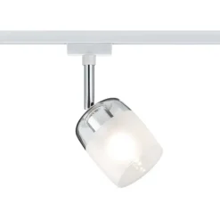 Paulmann URail Blossom spot, hvid/klar/satineret