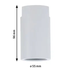 Paulmann URail Ceiling Socket E27, hvid