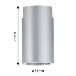 Paulmann URail Ceiling Socket E27, mat krom