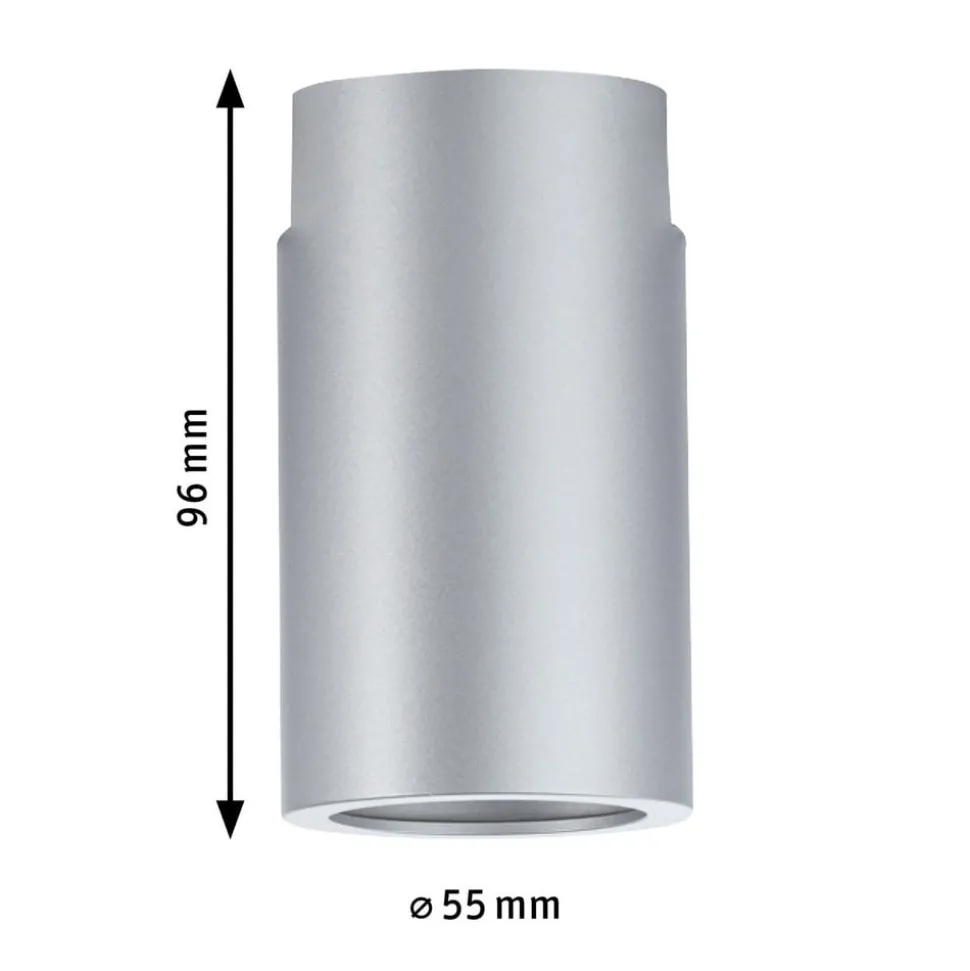Paulmann URail Ceiling Socket E27, mat krom