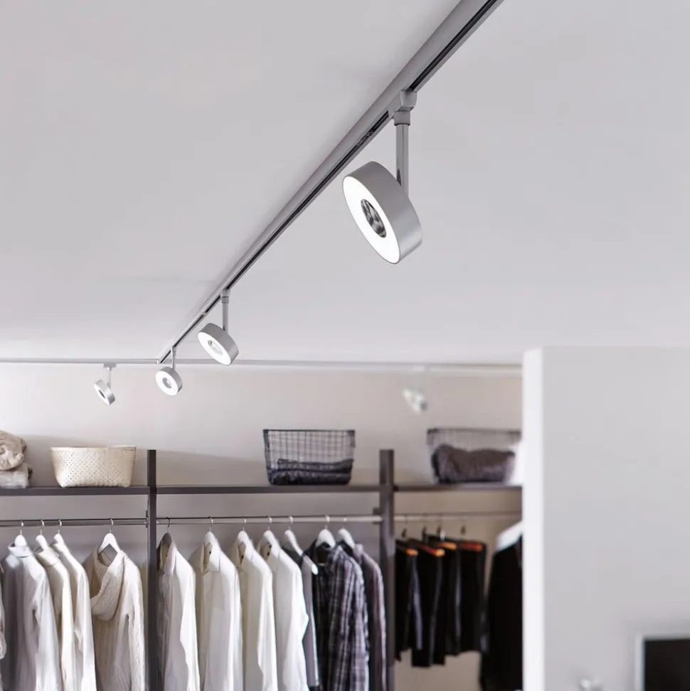 Paulmann URail Circle LED-spot rund 4.000 K krom