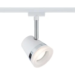 Paulmann URail Cone spot, hvid/krom