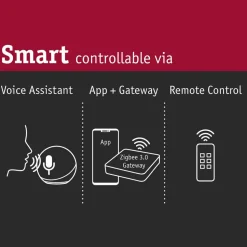 Paulmann URail Cone, ZigBee, CCT, mat krom