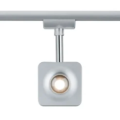 Paulmann URail Cube LED-spot, dæmpes 2.700 K krom