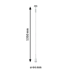 Paulmann URail DecoSystems pendel E14, hvid