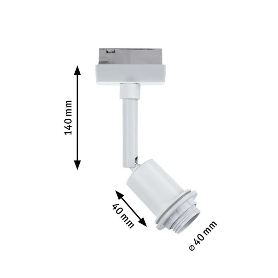 Paulmann URail DecoSystems spotlight E14, hvid