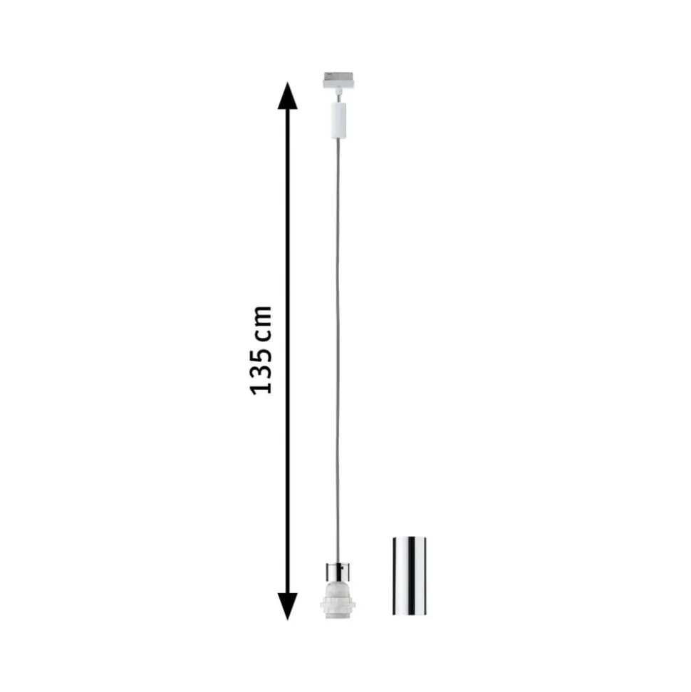 Paulmann URail 2Easy Basic pendel, hvid