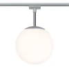 Paulmann URail Globe kuglelampe i krom, opalglas