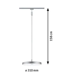 Paulmann URail Hildor LED-pendel krom 4000 K