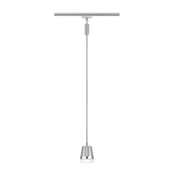 Paulmann URail hængelampe Cone, krom mat, GU10
