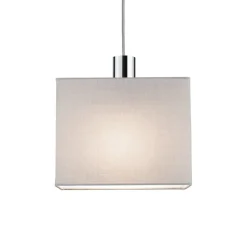 Paulmann URail lampeskærm Verona 2Easy, grå, 25 x 13 cm
