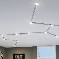 Paulmann URail LED Line Connector, mat krom