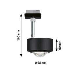 Paulmann URail LED-spot Aldan sort