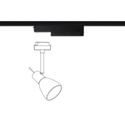 Paulmann URail skinneadapter, ZigBee, sort
